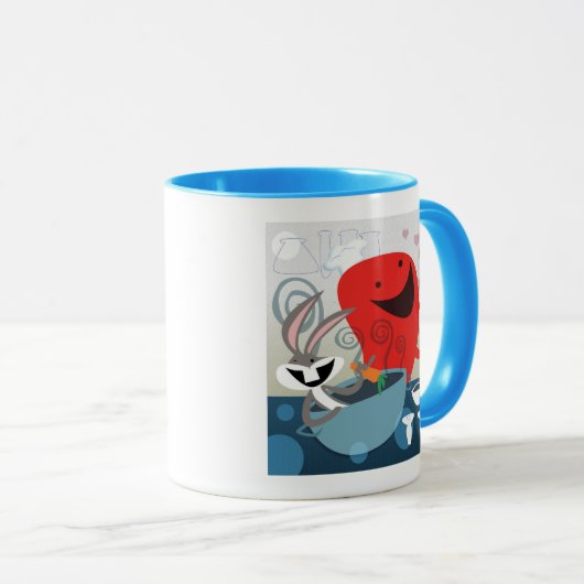 BUGS BUNNY™ & Gossamer Whimsical Meal Prep Tasse (VorderseiteRechts)