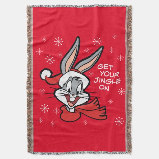 BUGS BUNNY™ Holiday Cheer Decke (Vorderseite Vertikal)