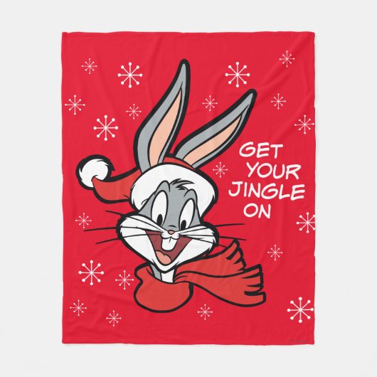 BUGS BUNNY™ Holiday Cheer Fleecedecke (Vorderseite)