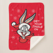 BUGS BUNNY™ Holiday Cheer Sherpadecke (Vorderseite)