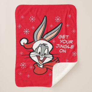 BUGS BUNNY™ Holiday Cheer Sherpadecke