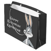BUGS BUNNY™ | Hüfthandschuhe Große Geschenktüte (Rückseite Schrägansicht)