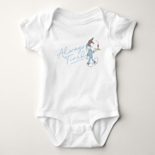 BUGS BUNNY™ Immer müde Baby Strampler (Vorderseite)