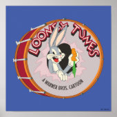 BUGS BUNNY™ Inside LOONEY TUNES™ Drum Poster (Vorne)