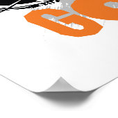 BUGS BUNNY™ Kicking Soccer Goal Poster (Ecke)