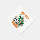 BUGS BUNNY™ Kicking Soccer Goal Serviette (Ecke)