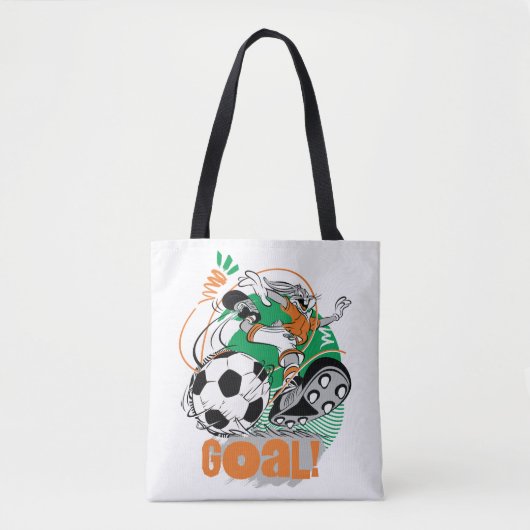 BUGS BUNNY™ Kicking Soccer Goal Tasche (Vorderseite)