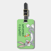 BUGS BUNNY™ Lay Down Eating Carrot Gepäckanhänger (Vorderseite vertikal)