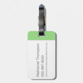 BUGS BUNNY™ Lay Down Eating Carrot Gepäckanhänger (Rückseite vertikal)