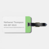 BUGS BUNNY™ Lay Down Eating Carrot Gepäckanhänger (Rückseite horizontal)