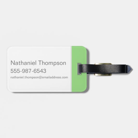 BUGS BUNNY™ Lay Down Eating Carrot Gepäckanhänger (Rückseite horizontal)