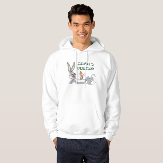 BUGS BUNNY™ Lay Down Eating Carrot Hoodie (Vorne ganz)