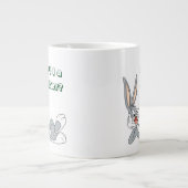 BUGS BUNNY™ Lay Down Eating Carrot Jumbo-Tasse (Vorderseite)