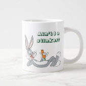 BUGS BUNNY™ Lay Down Eating Carrot Jumbo-Tasse (Rechts)