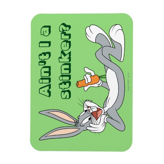 BUGS BUNNY™ Lay Down Eating Carrot Magnet (Vertikal)
