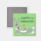BUGS BUNNY™ Lay Down Eating Carrot Magnet (Vorderseite/Rückseite)