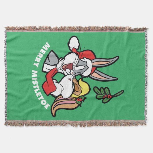 BUGS BUNNY™ & Lola "Merry Mistletoe" Decke (Vorderseite)