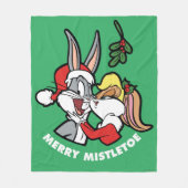 BUGS BUNNY™ & Lola "Merry Mistletoe" Fleecedecke (Vorderseite)