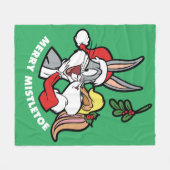 BUGS BUNNY™ & Lola "Merry Mistletoe" Fleecedecke (Vorderseite (Horizontal))