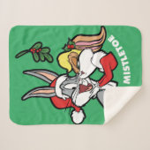 BUGS BUNNY™ & Lola "Merry Mistletoe" Sherpadecke (Vorderseite (Horizontal))