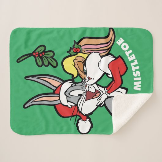 BUGS BUNNY™ & Lola "Merry Mistletoe" Sherpadecke (Vorderseite (Horizontal))