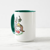 BUGS BUNNY™ & Lola "Merry Mistletoe" Tasse (Vorderseite Links)