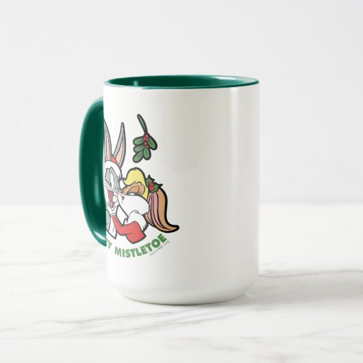 BUGS BUNNY™ & Lola "Merry Mistletoe" Tasse (Vorderseite Links)