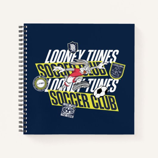 BUGS BUNNY™ LOONEY TUNES™ Fußballverein Notizblock (Vorderseite)