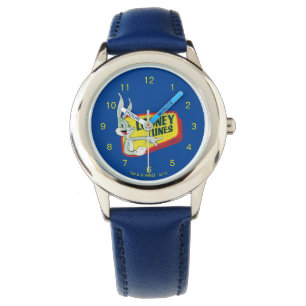 BUGS BUNNY™ LOONEY TUNES™ Retro-Patch Armbanduhr