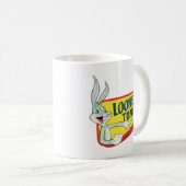 BUGS BUNNY™ LOONEY TUNES™ Retro-Patch Kaffeetasse (VorderseiteRechts)
