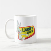BUGS BUNNY™ LOONEY TUNES™ Retro-Patch Kaffeetasse (Links)