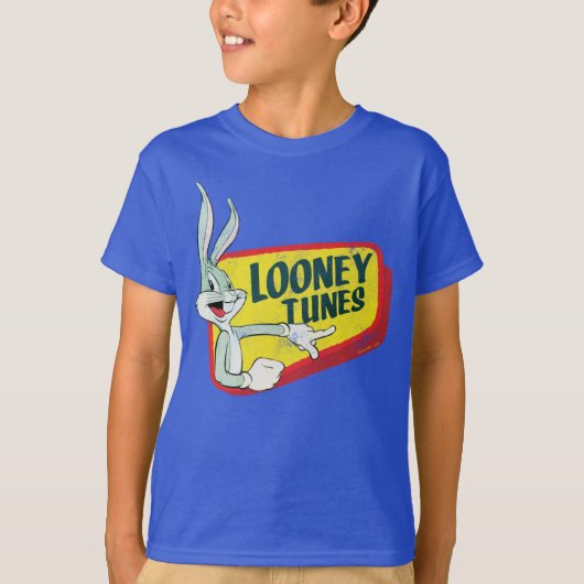 BUGS BUNNY™ LOONEY TUNES™ Retro-Patch T-Shirt (Vorderseite)