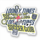 BUGS BUNNY™ LOONEY TUNES™ Soccer Club Aufkleber (Vorderseite)