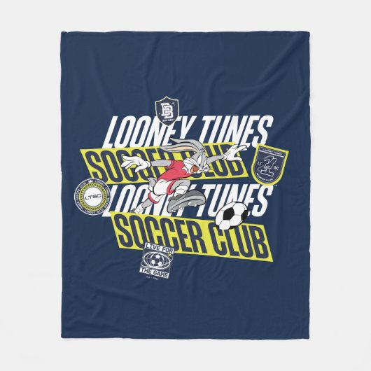 BUGS BUNNY™ LOONEY TUNES™ Soccer Club Fleecedecke (Vorderseite)