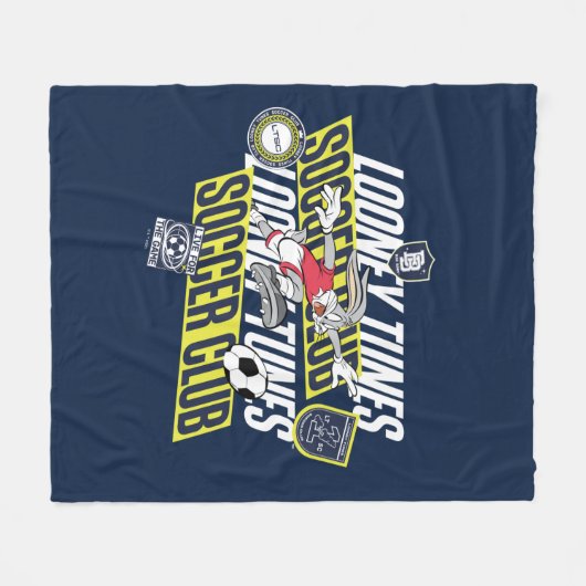 BUGS BUNNY™ LOONEY TUNES™ Soccer Club Fleecedecke (Vorderseite (Horizontal))