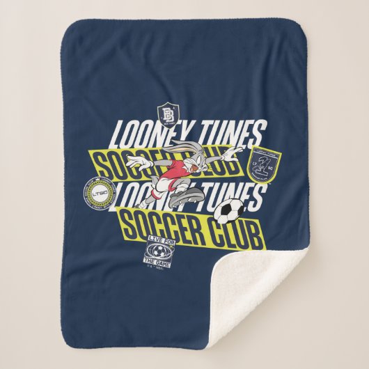 BUGS BUNNY™ LOONEY TUNES™ Soccer Club Sherpadecke (Vorderseite)