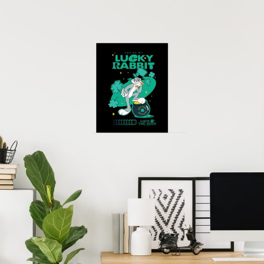 BUGS BUNNY™ Lucky Rabbit Poster (Heimbüro)