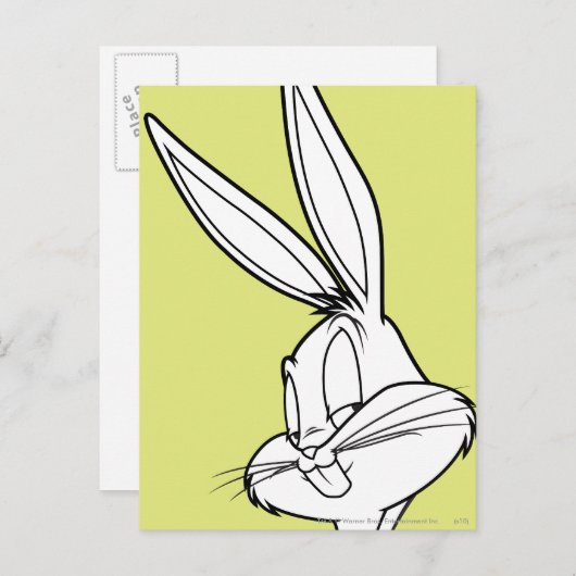 BUGS BUNNY™ Mischievous Postkarte (Vorne/Hinten)