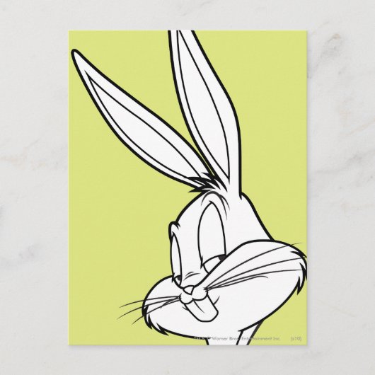 BUGS BUNNY™ Mischievous Postkarte (Vorderseite)