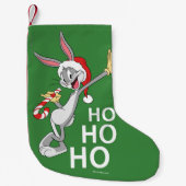 BUGS BUNNY™ mit Candy Cane Kleiner Weihnachtsstrumpf (Vorderseite)