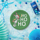 BUGS BUNNY™ mit Candy Cane Pappteller (Party)