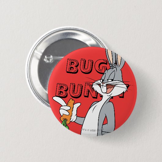 BUGS BUNNY™ mit Karotte Button (Vorne & Hinten)