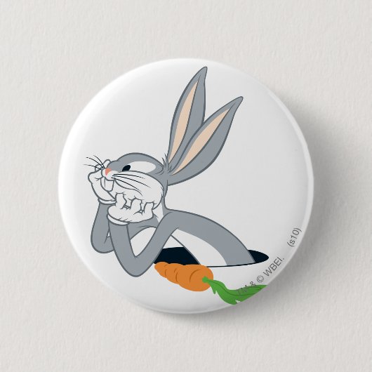 BUGS BUNNY™ mit Karotte Button (Vorderseite)