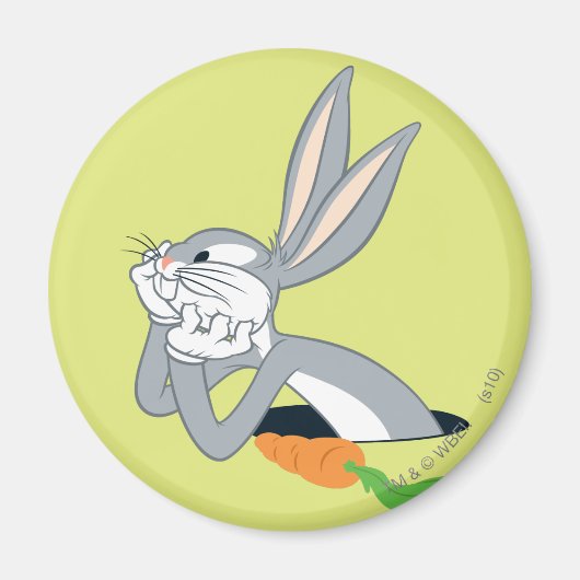BUGS BUNNY™ mit Karotte Magnet (Vorne)