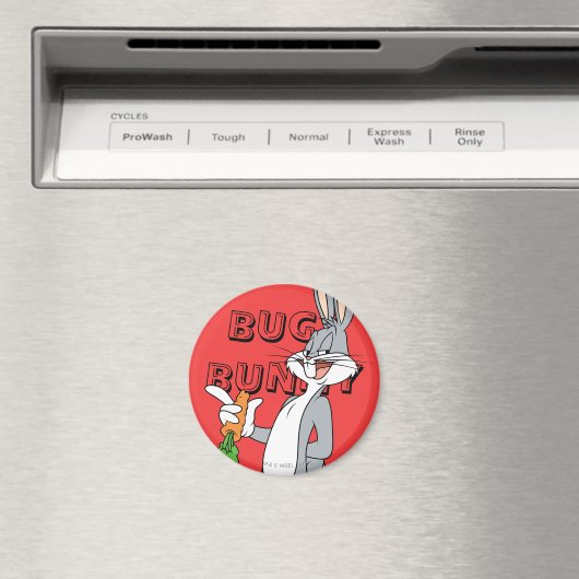 BUGS BUNNY™ mit Karotte Magnet (In Situ (Geschirrspüler))