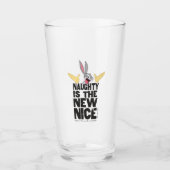 BUGS BUNNY™ "Naughty is the new Nice" Glas (Vorderseite)
