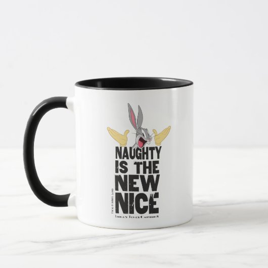 BUGS BUNNY™ "Naughty is the new Nice" Tasse (Links)