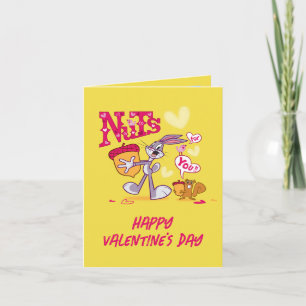 BUGS BUNNY™ Nüsse für dich   Valentinstag Karte