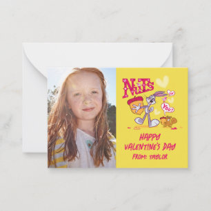 BUGS BUNNY™ Nüsse für dich   Valentinstag Mitteilungskarte