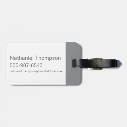 BUGS BUNNY™ Peeking Out Pocket Gepäckanhänger (Rückseite horizontal)